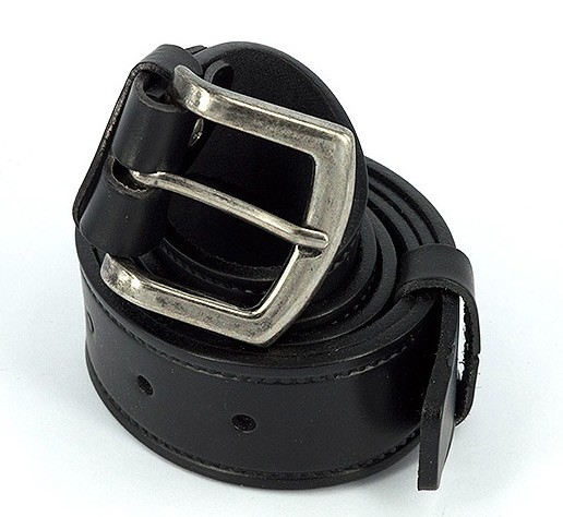 Black belt 411-Black-belt - Hand Made Sandals in Greece - RodosSandals.com.gr