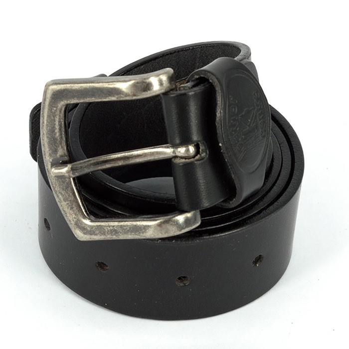 Black belt 413-Black-belt - Hand Made Sandals in Greece - RodosSandals.com.gr