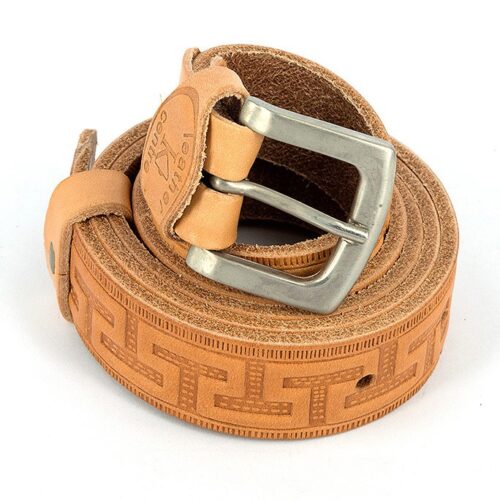 Natural belt 416-Natural-belt - Hand Made Sandals in Greece - RodosSandals.com.gr