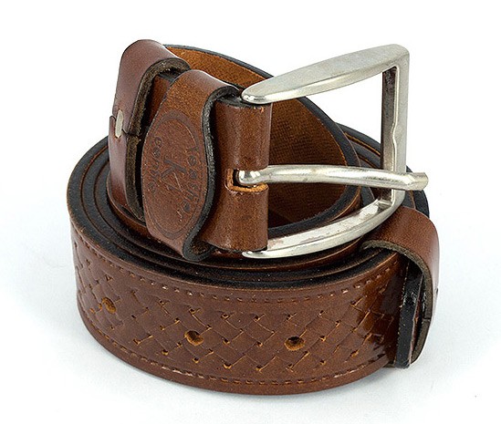 Brown belt 421-Brown-belt - Hand Made Sandals in Greece - RodosSandals.com.gr