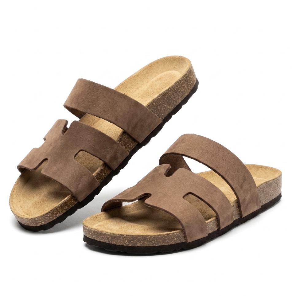 Leandris comfort suet brown